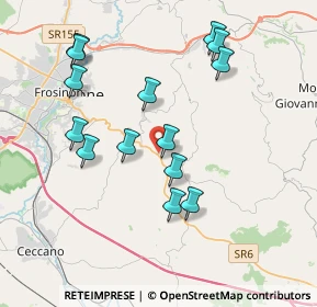 Mappa Via Prata, 03020 Torrice FR, Italia (4.04643)