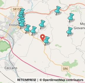 Mappa Via Prata, 03020 Torrice FR, Italia (4.53417)