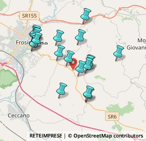 Mappa Via Prata, 03020 Torrice FR, Italia (3.695)