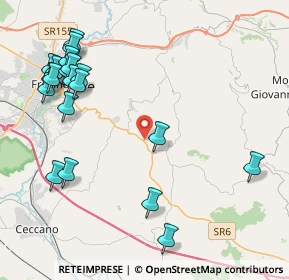 Mappa Via Prata, 03020 Torrice FR, Italia (5.4825)