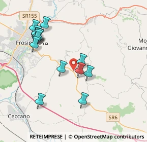 Mappa Via Prata, 03020 Torrice FR, Italia (4.19357)