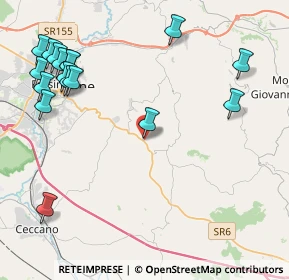 Mappa Via Prata, 03020 Torrice FR, Italia (5.73588)