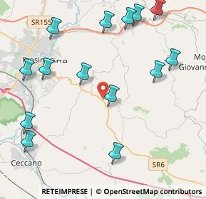 Mappa Via Prata, 03020 Torrice FR, Italia (5.415)