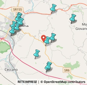 Mappa Via Prata, 03020 Torrice FR, Italia (5.1425)