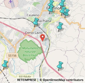 Mappa Via Colle del Vescovo, 03100 Frosinone FR, Italia (3.32727)