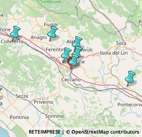 Mappa Via Colle del Vescovo, 03100 Frosinone FR, Italia (24.32182)