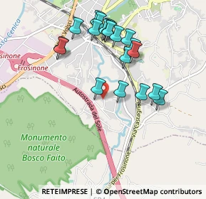 Mappa Via Colle del Vescovo, 03100 Frosinone FR, Italia (1.0085)