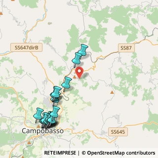 Mappa Via dei Giardini, 86030 Matrice CB, Italia (5.5575)