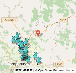 Mappa Via F. Sbrocca, 86030 Matrice CB, Italia (5.489)