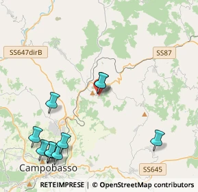 Mappa Via F. Sbrocca, 86030 Matrice CB, Italia (5.43545)