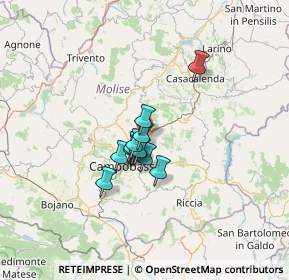 Mappa Via F. Sbrocca, 86030 Matrice CB, Italia (8.29583)