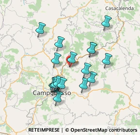 Mappa Via dei Giardini, 86030 Matrice CB, Italia (6.63056)