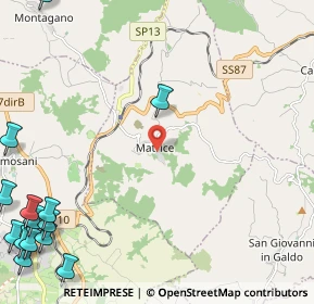 Mappa Via F. Sbrocca, 86030 Matrice CB, Italia (4.06143)