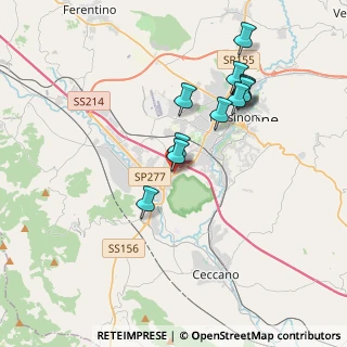 Mappa Via Dei Monti Lepini, 03023 Valle Fioretta FR, Italia (3.64545)