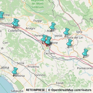 Mappa Via Dei Monti Lepini, 03023 Valle Fioretta FR, Italia (19.71364)