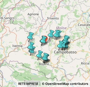 Mappa Zona Industriale Fresilia, 86095 Frosolone IS, Italia (11.6805)