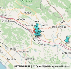 Mappa Valle Fioretta, 03023 Valle Fioretta FR, Italia (42.79857)