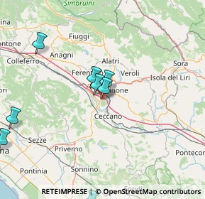 Mappa Valle Fioretta, 03023 Valle Fioretta FR, Italia (28.40333)