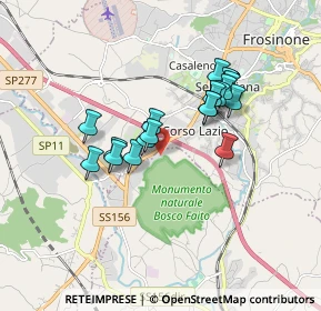 Mappa Valle Fioretta, 03023 Valle Fioretta FR, Italia (1.543)