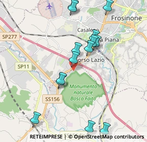 Mappa Valle Fioretta, 03023 Valle Fioretta FR, Italia (2.22929)