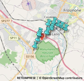Mappa Valle Fioretta, 03023 Ceccano FR, Italia (1.19385)