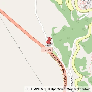 Mappa Km. 22.586 Strada St. Cassino-atina-sora, 03042 Atina FR, Italia, 03042 Atina, Frosinone (Lazio)