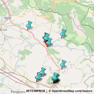 Mappa Via Peschio, 03042 Atina FR, Italia (10.713)