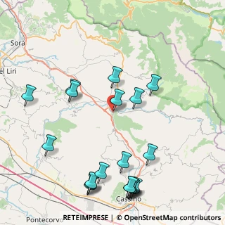 Mappa Via Peschio, 03042 Atina FR, Italia (10.802)