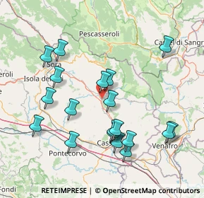 Mappa Via Peschio, 03042 Atina FR, Italia (16.87947)