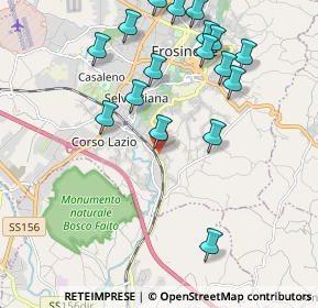 Mappa Via Castagnola, 03100 Frosinone FR, Italia (2.39647)