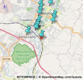 Mappa Via Castagnola, 03100 Frosinone FR, Italia (1.88308)