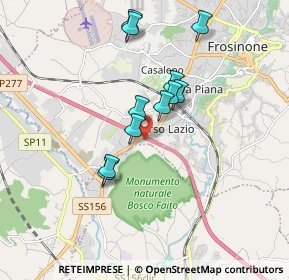 Mappa Valle Fioretta, 03100 Frosinone FR, Italia (1.58455)