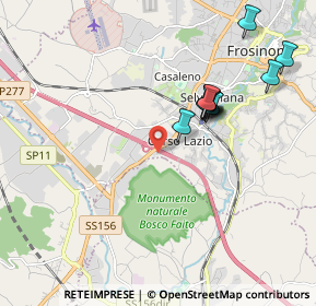 Mappa Valle Fioretta, 03100 Frosinone FR, Italia (1.94364)