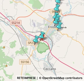 Mappa Valle Fioretta, 03100 Frosinone FR, Italia (5.555)