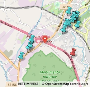 Mappa Valle Fioretta, 03100 Frosinone FR, Italia (1.3445)