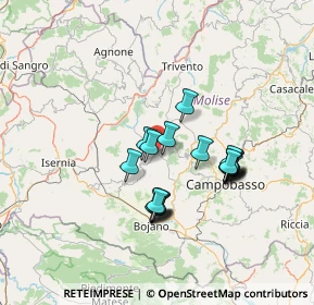 Mappa Molise, 86020 Molise CB, Italia (12.518)
