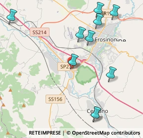 Mappa Via Morolense, 03100 Frosinone FR, Italia (5.62091)