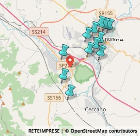 Mappa Via Morolense, 03100 Frosinone FR, Italia (3.79083)