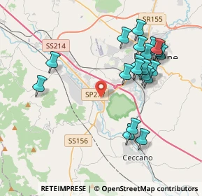 Mappa Via Morolense, 03100 Frosinone FR, Italia (4.308)