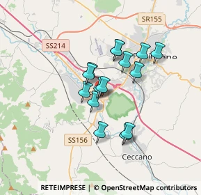 Mappa Via Morolense, 03100 Frosinone FR, Italia (2.69667)