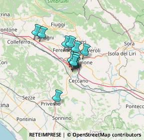 Mappa Via Morolense, 03100 Frosinone FR, Italia (7.85917)