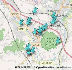 Mappa Via Morolense, 03100 Frosinone FR, Italia (1.766)
