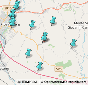 Mappa Via Aldo Moro, 03027 Ripi FR, Italia (5.37429)