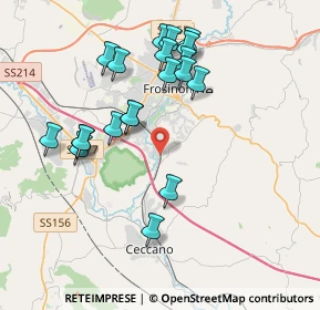 Mappa SS 637, 03100 Frosinone FR, Italia (4.0125)