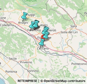 Mappa SS 637, 03100 Frosinone FR, Italia (9.11)