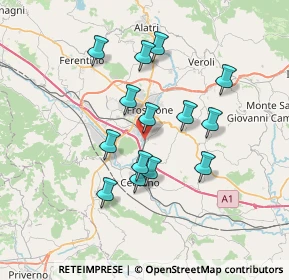 Mappa SS 637, 03100 Frosinone FR, Italia (6.52429)