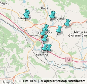 Mappa SS 637, 03100 Frosinone FR, Italia (6.25818)