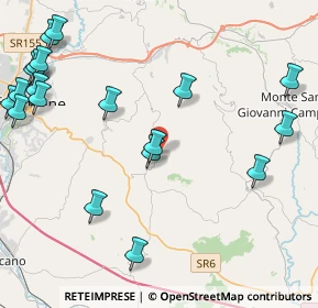 Mappa SP 19, 03027 Ripi FR (6.091)