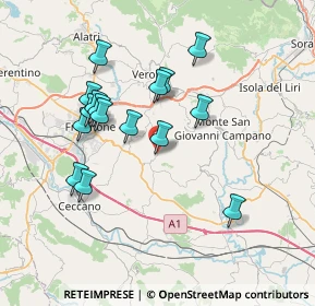 Mappa SP 19, 03027 Ripi FR (7.27813)