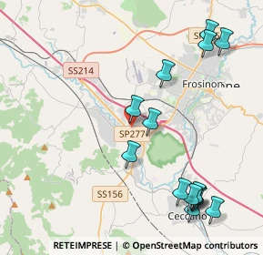 Mappa Via Armando Vona s.n.c., 03100 Frosinone FR, Italia (5.25143)